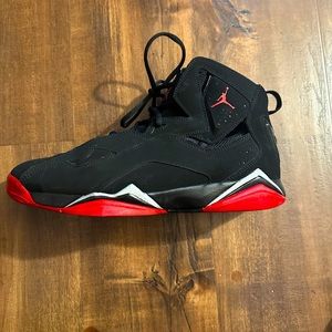 Air Jordan true flight 'black gym red’ sneakers